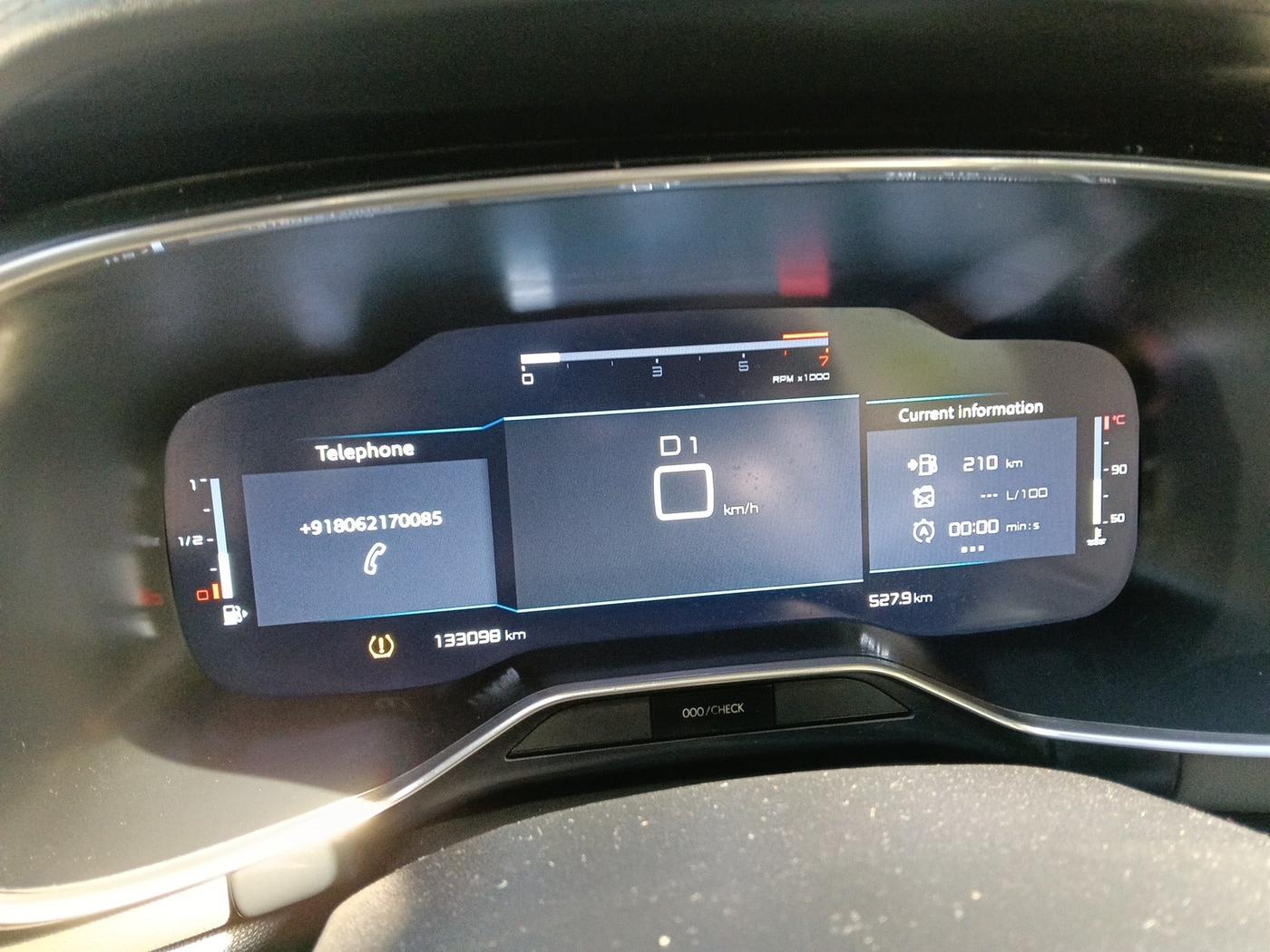 2021 CITROEN C5 AIRCROSS SHINE, Diesel, Automatic, 1,40,000 km, interior
