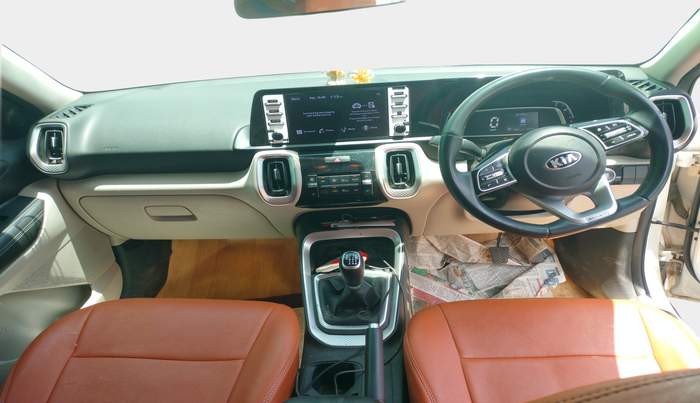 2021 KIA SONET HTX 1.0 IMT, Petrol, Manual, 37,638 km, interior