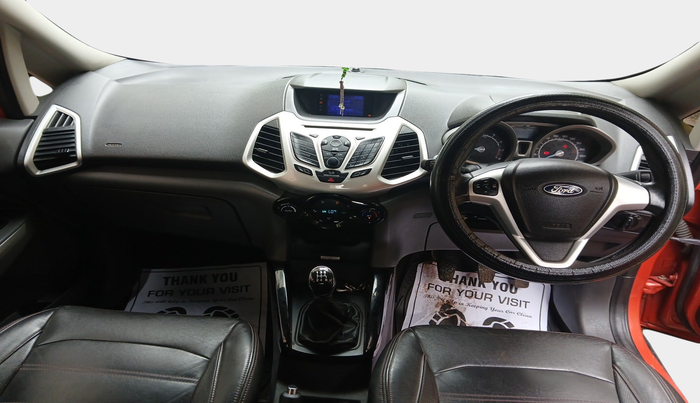 2013 Ford Ecosport TITANIUM 1.0L ECOBOOST, Petrol, Manual, 1,10,028 km, interior