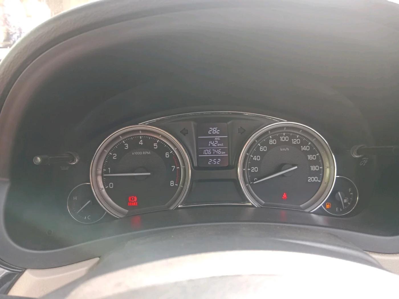 2017 Maruti Ciaz ALPHA 1.4 PETROL, Petrol, Manual, 1,08,000 km, interior