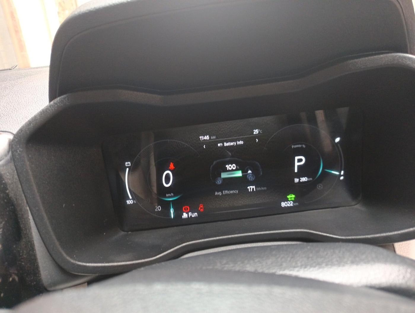 2024 Mahindra XUV400 EL 7.2 KW, Electric, Automatic, 8,022 km, interior