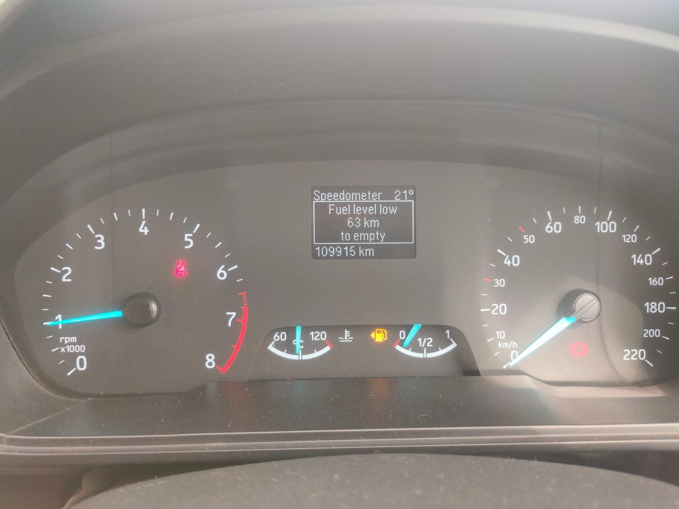 2020 Ford Ecosport TREND 1.5L PETROL, Petrol, Manual, 1,09,915 km, interior