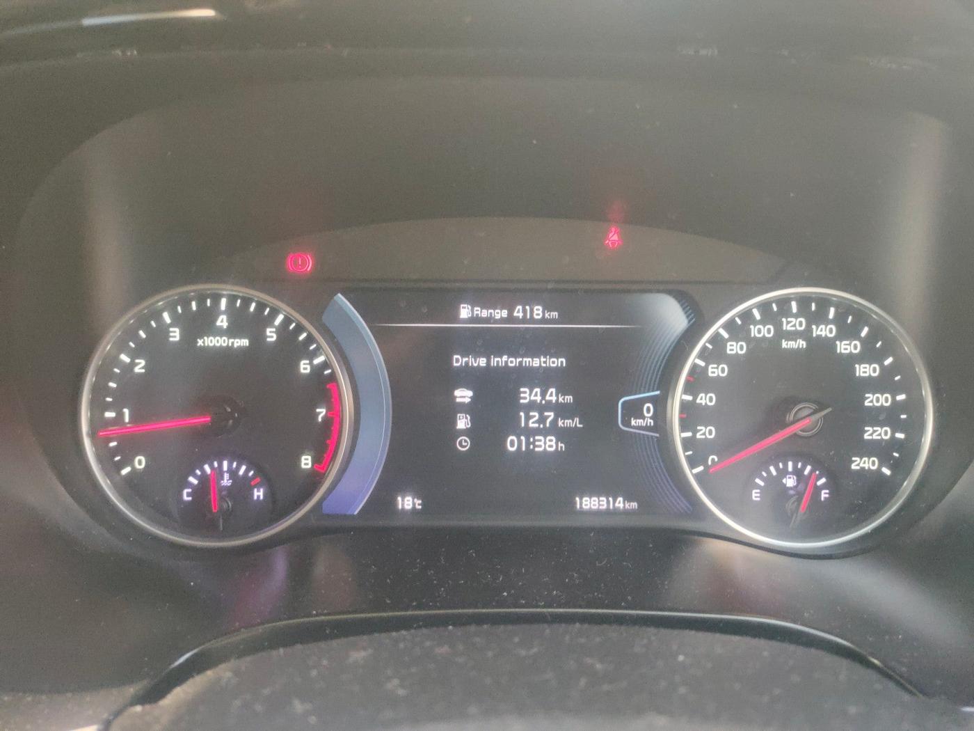 2019 KIA SELTOS GTX PLUS 1.4 PETROL, Petrol, Manual, 1,88,314 km, interior
