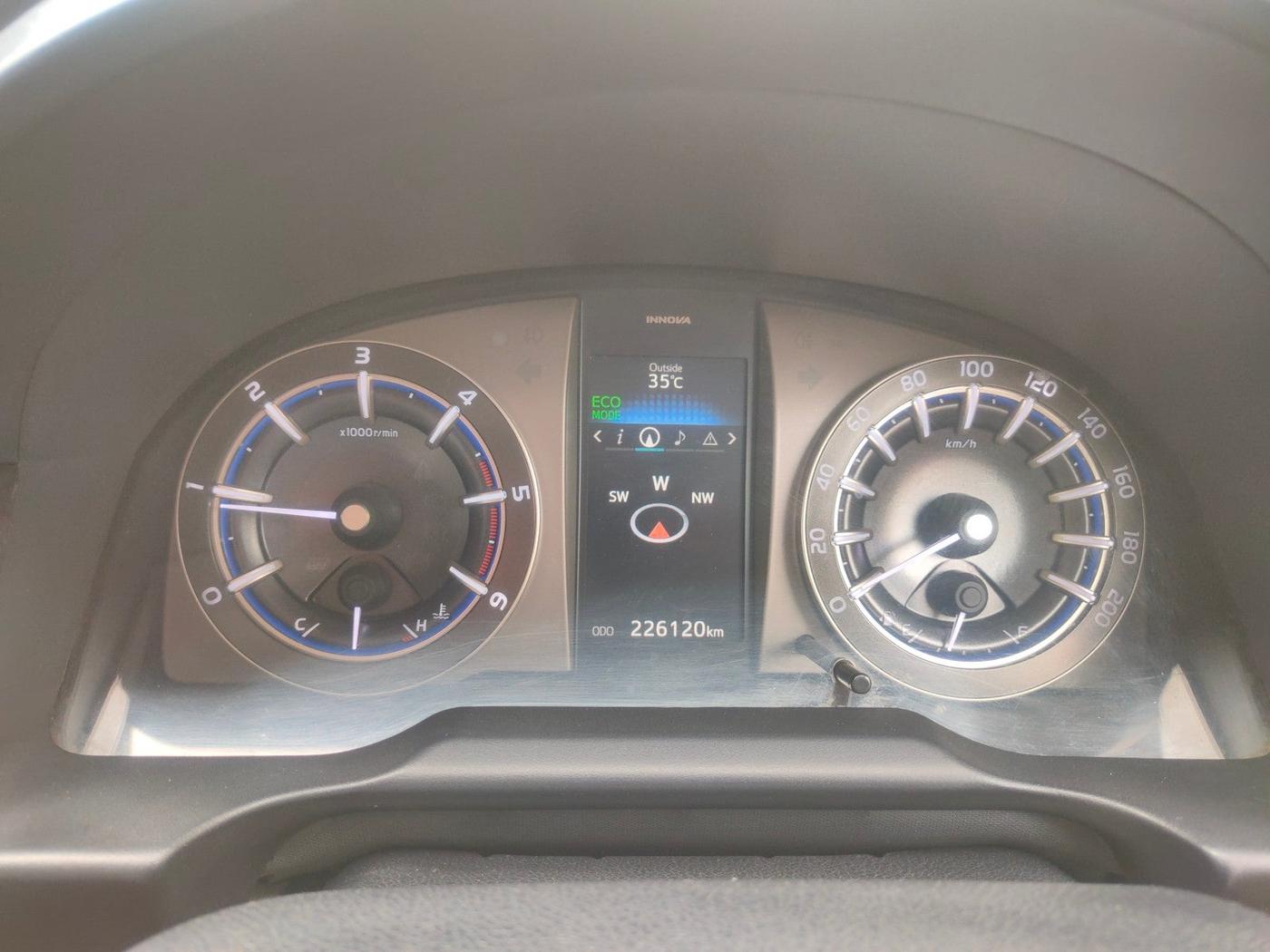 2018 Toyota Innova Crysta 2.4 ZX 7 STR, Diesel, Manual, 2,27,847 km, interior