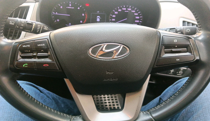 2017 Hyundai Creta SX (O) 1.6 DIESEL, Diesel, Manual, 96,031 km, interior