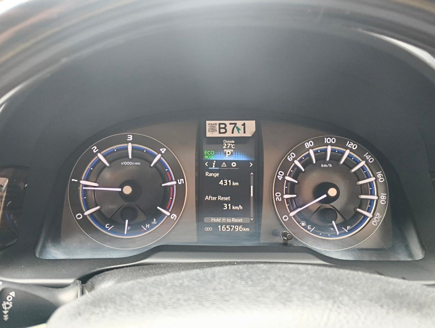 2018 Toyota Innova Crysta 2.8 ZX AT 7 STR, Diesel, Automatic, 1,65,796 km, interior