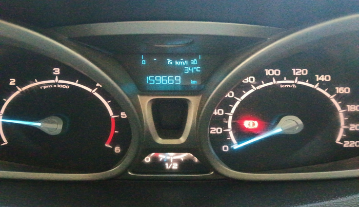 2013 Ford Ecosport TITANIUM 1.5L DIESEL, Diesel, Manual, 1,59,669 km, interior