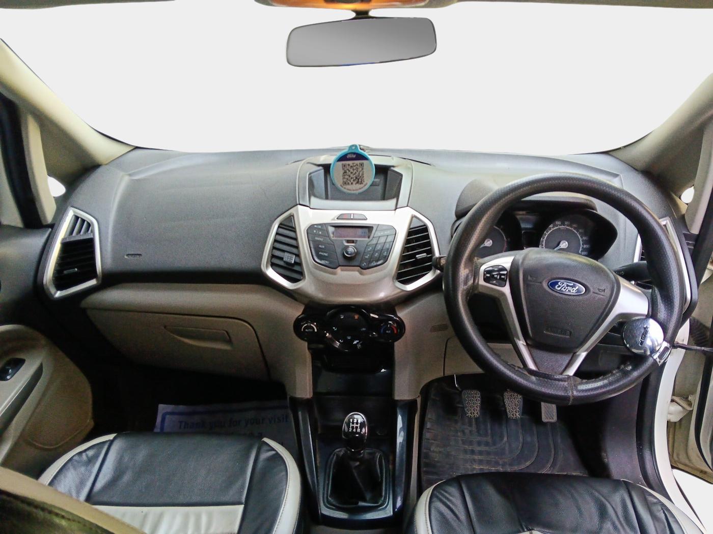 2016 Ford Ecosport TREND+ 1.5L DIESEL, Diesel, Manual, 2,97,674 km, interior