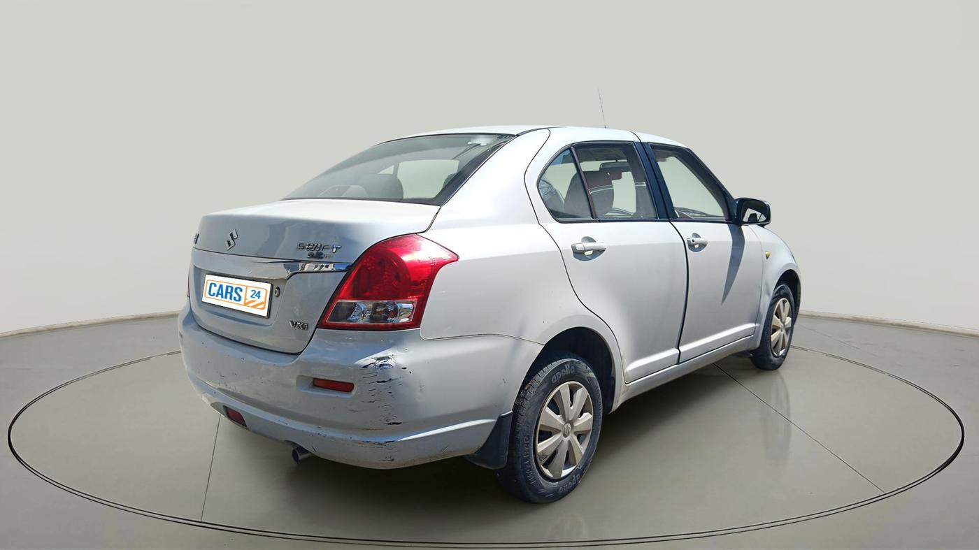 2010 Maruti Swift Dzire VXI, Petrol, Manual, 55,999 km, exterior