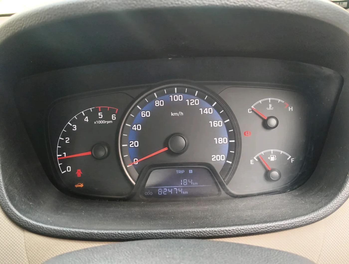 2016 Hyundai Xcent BASE 1.1, Diesel, Manual, 82,474 km, interior
