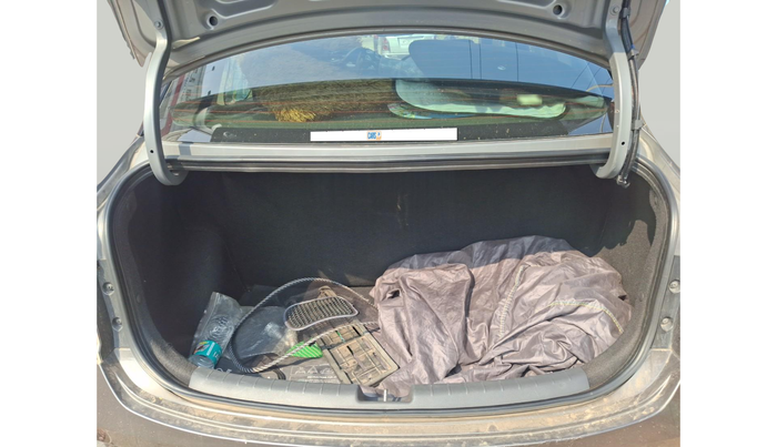 2020 Hyundai AURA SX 1.2, Petrol, Manual, 1,55,213 km, exterior