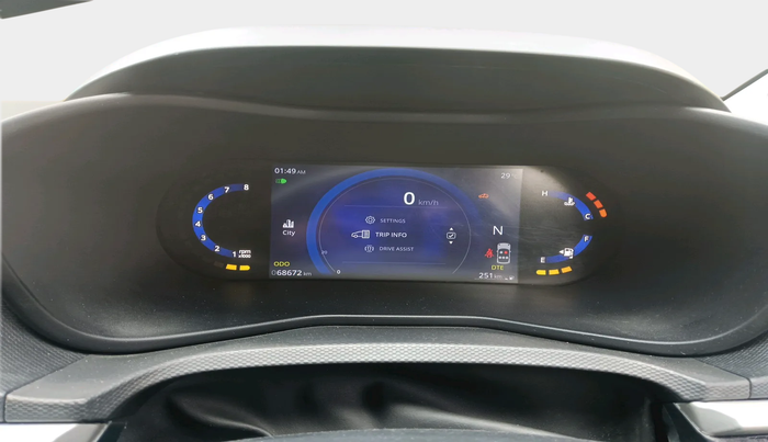 2023 Tata NEXON CREATIVE AMT 1.5 DIESEL, Diesel, Automatic, 68,672 km, interior