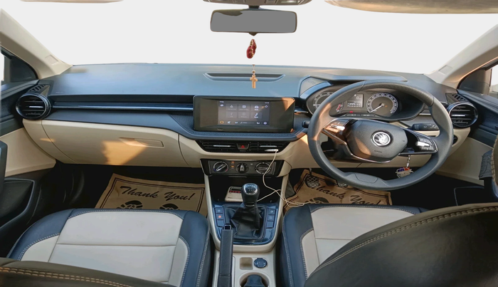 2022 Skoda SLAVIA ACTIVE 1.0L TSI MT, Petrol, Manual, 1,02,403 km, interior