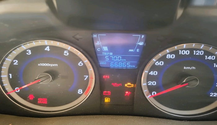 2012 Hyundai Verna FLUIDIC 1.6 VTVT EX, Petrol, Manual, 66,865 km, interior