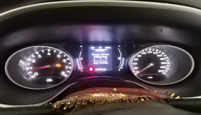 2019 Jeep Compass LONGITUDE (O) 1.4 PETROL AT, Petrol, Automatic, 31,513 km, interior