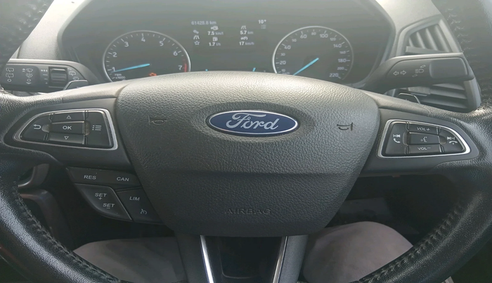 2019 Ford Ecosport TITANIUM + 1.5L PETROL AT, Petrol, Automatic, 61,428 km, interior