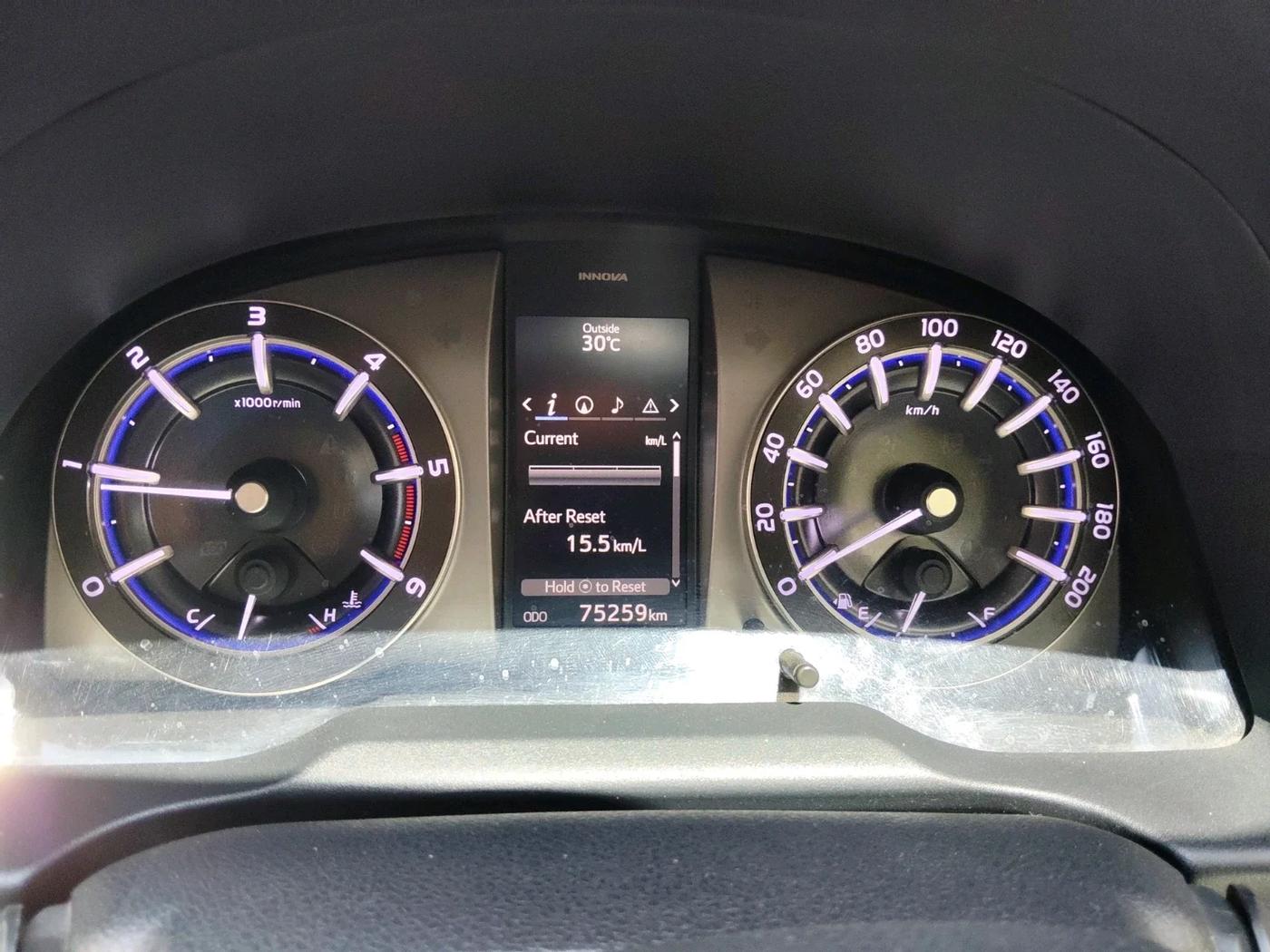 2018 Toyota Innova Crysta 2.4 VX 8 STR, Diesel, Manual, 75,259 km, interior
