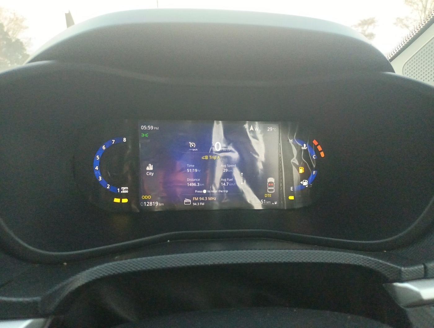 2024 Tata NEXON CREATIVE + 1.2 PETROL, Petrol, Manual, 12,819 km, interior