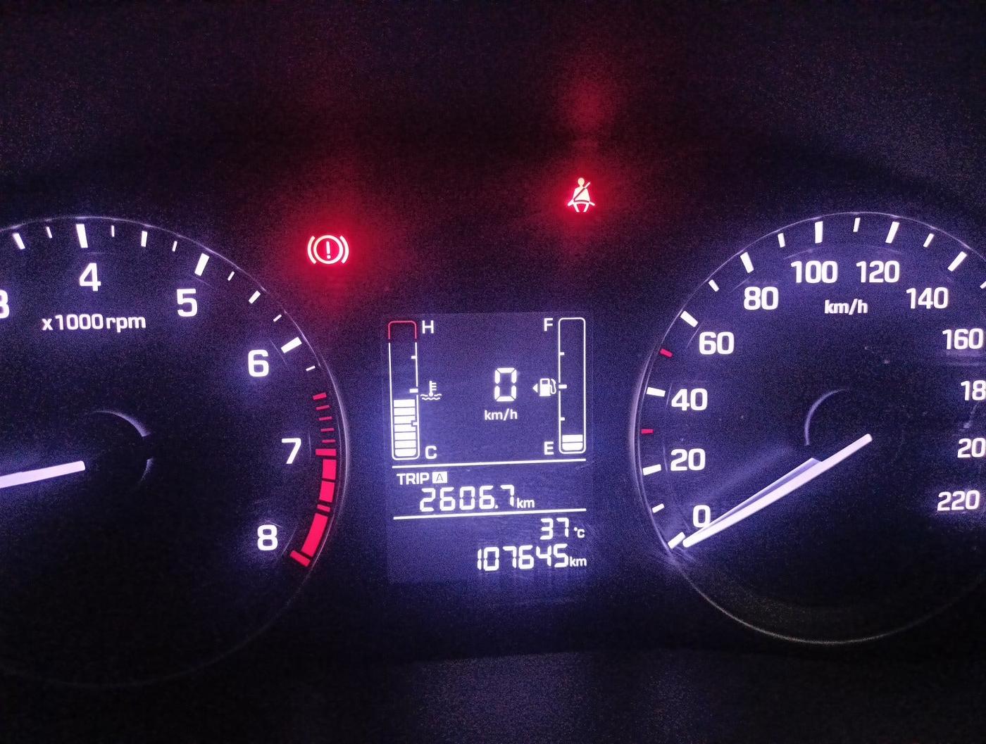 2016 Hyundai Creta S 1.6 PETROL, Petrol, Manual, 1,07,645 km, interior