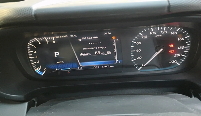 2023 Tata ALTROZ  XZA Plus Sunroof Dark Edition, Petrol, Automatic, 17,987 km, interior