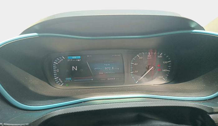 2022 Tata NEXON EV XZ PLUS LUX, Electric, Automatic, 64,969 km, interior