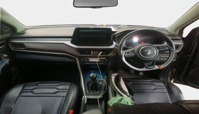 2023 Maruti BREZZA ZXI + SMART HYBRID, Petrol, Manual, 1,22,224 km, interior