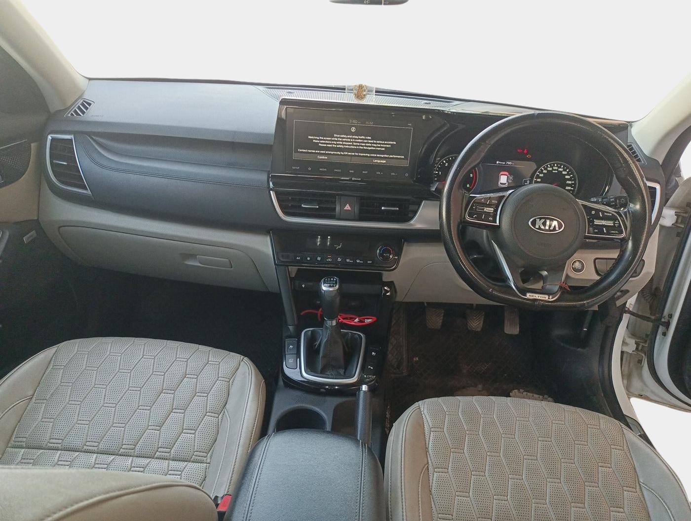 2019 KIA SELTOS HTX 1.5 DIESEL, Diesel, Manual, 2,10,932 km, interior