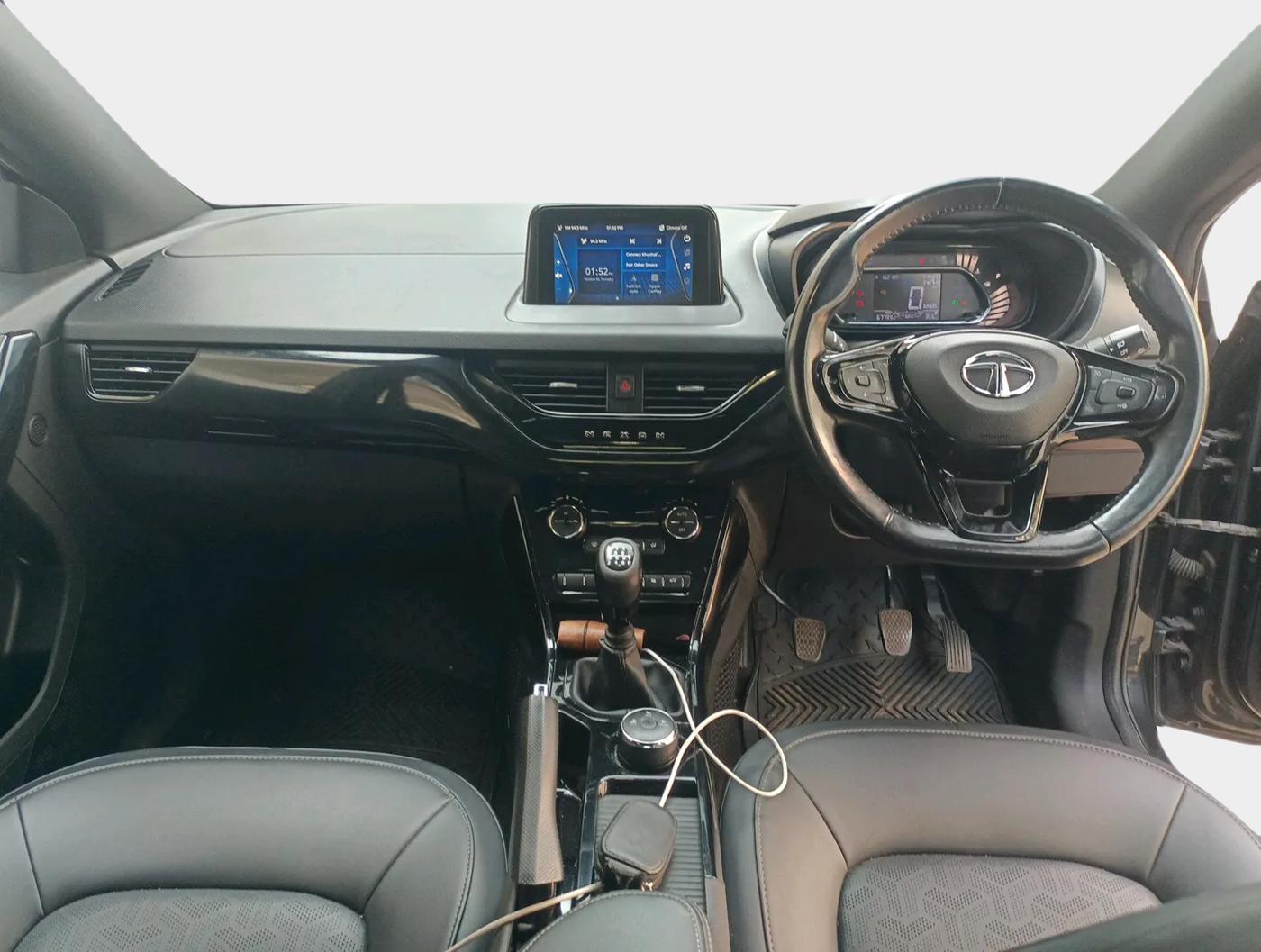2022 Tata NEXON XZ PLUS (O) PETROL DARK EDITION, Petrol, Manual, 68,943 km, interior