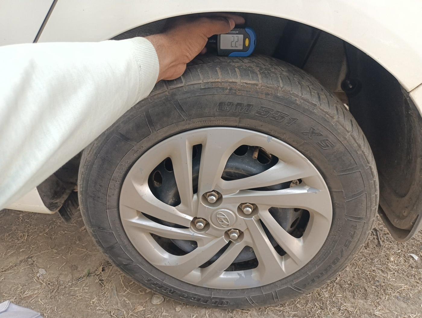 2021 Hyundai AURA S 1.2, Petrol, Manual, 63,331 km, tyre