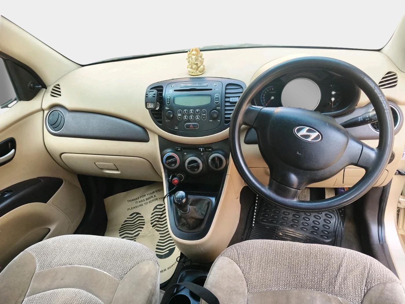 2010 Hyundai i10 SPORTZ 1.2, Petrol, Manual, 81,562 km, interior