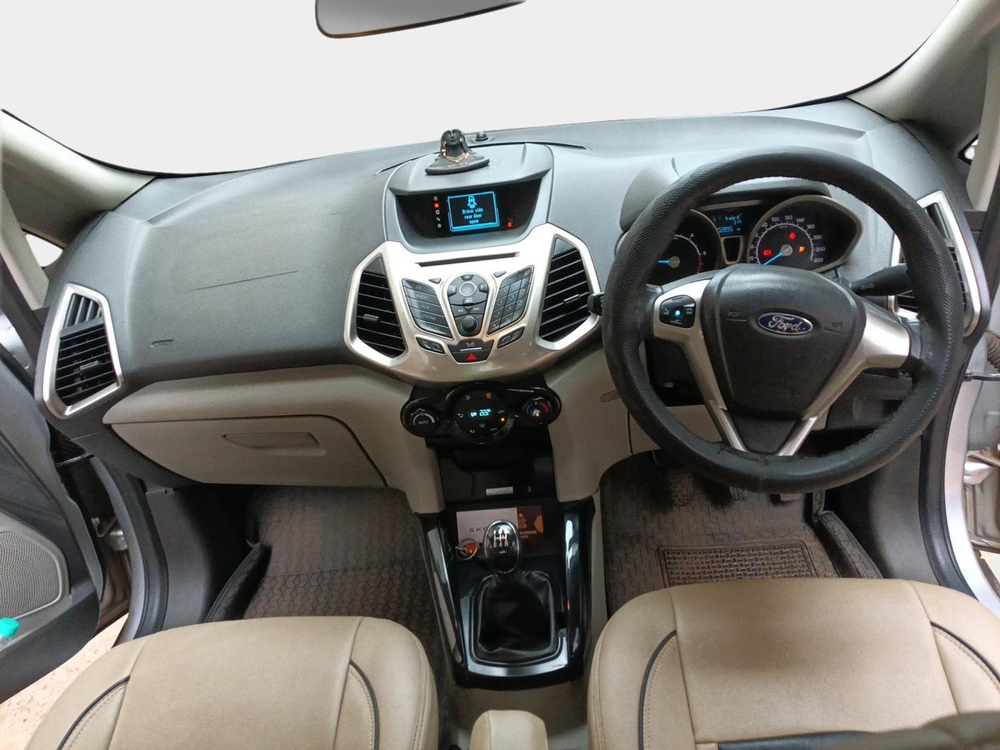 2017 Ford Ecosport TITANIUM 1.5L DIESEL, Diesel, Manual, 1,02,898 km, interior