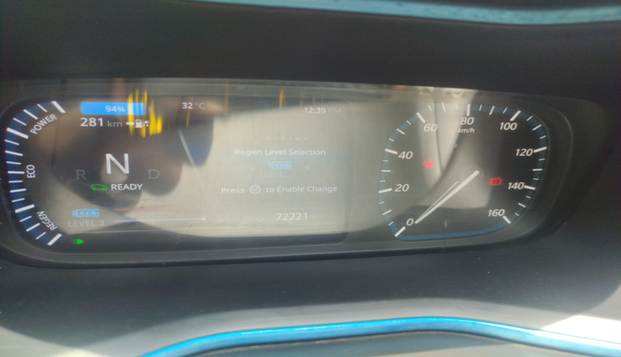 2022 Tata NEXON EV XZ PLUS, Electric, Automatic, 72,221 km, interior