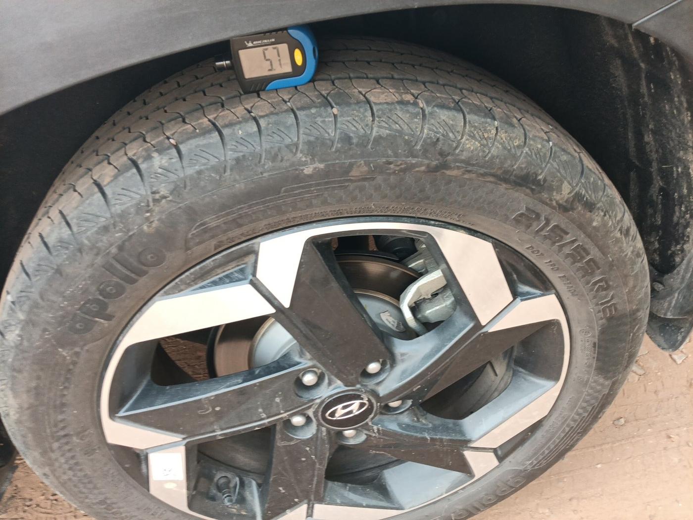 2023 Hyundai ALCAZAR 1.5 SIGNATURE (O) AT 7STR, Diesel, Automatic, 17,175 km, tyre