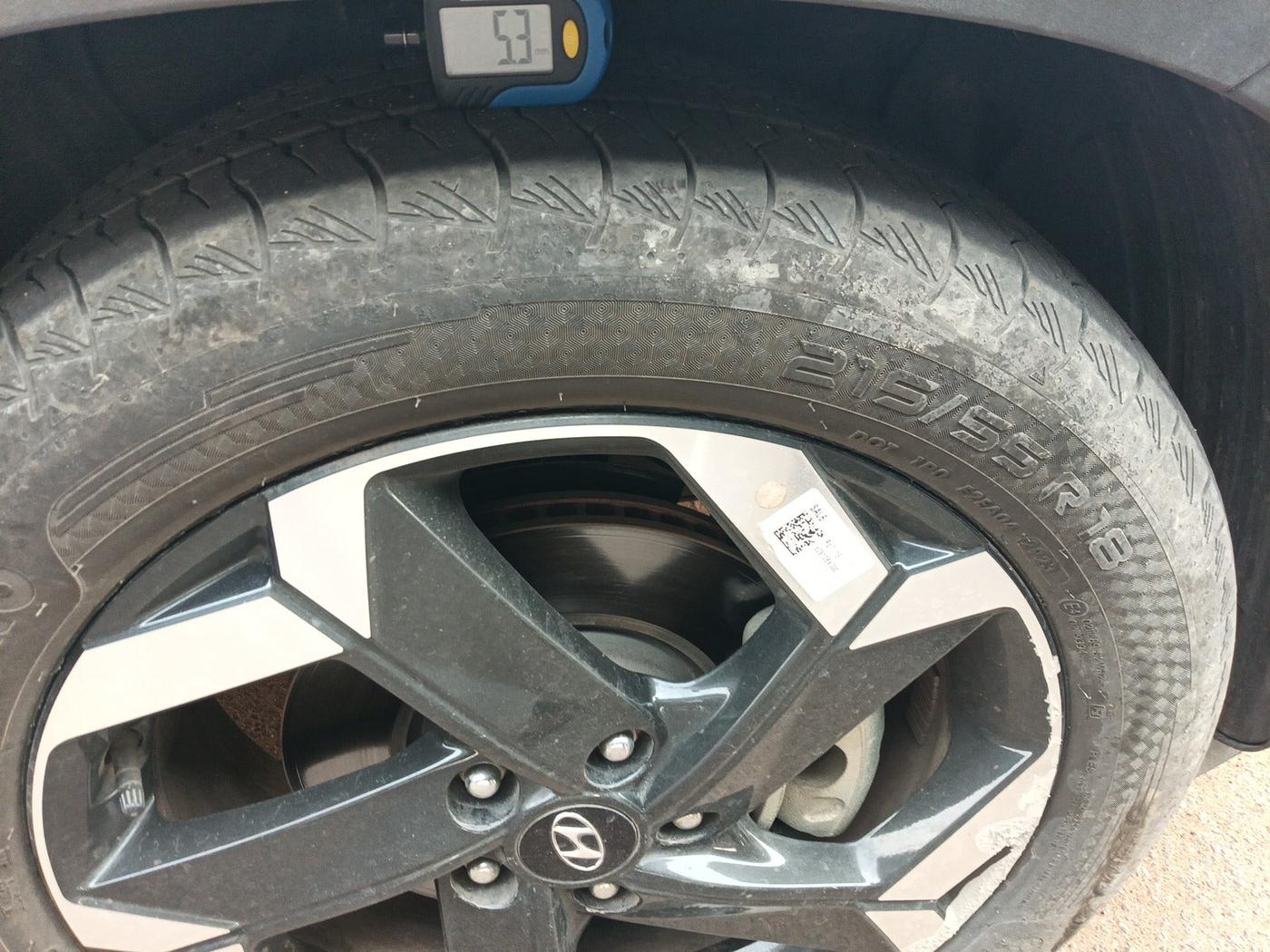2023 Hyundai ALCAZAR 1.5 SIGNATURE (O) AT 7STR, Diesel, Automatic, 17,175 km, tyre