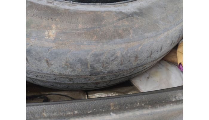 2015 Hyundai Creta SX 1.6 DIESEL, Diesel, Manual, 1,31,918 km, tyre