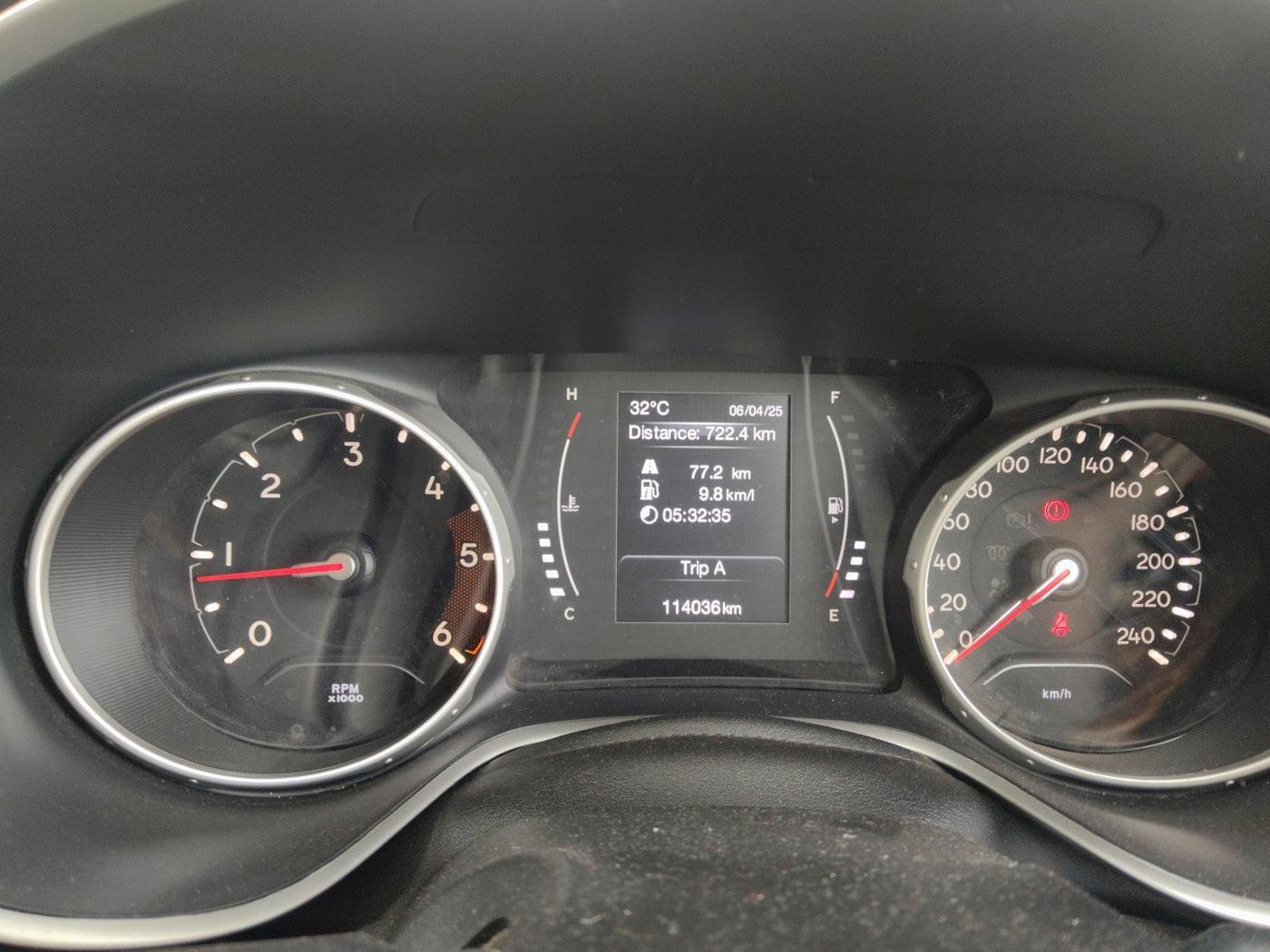 2018 Jeep Compass LIMITED (O) 2.0 DIESEL, Diesel, Manual, 1,14,036 km, interior