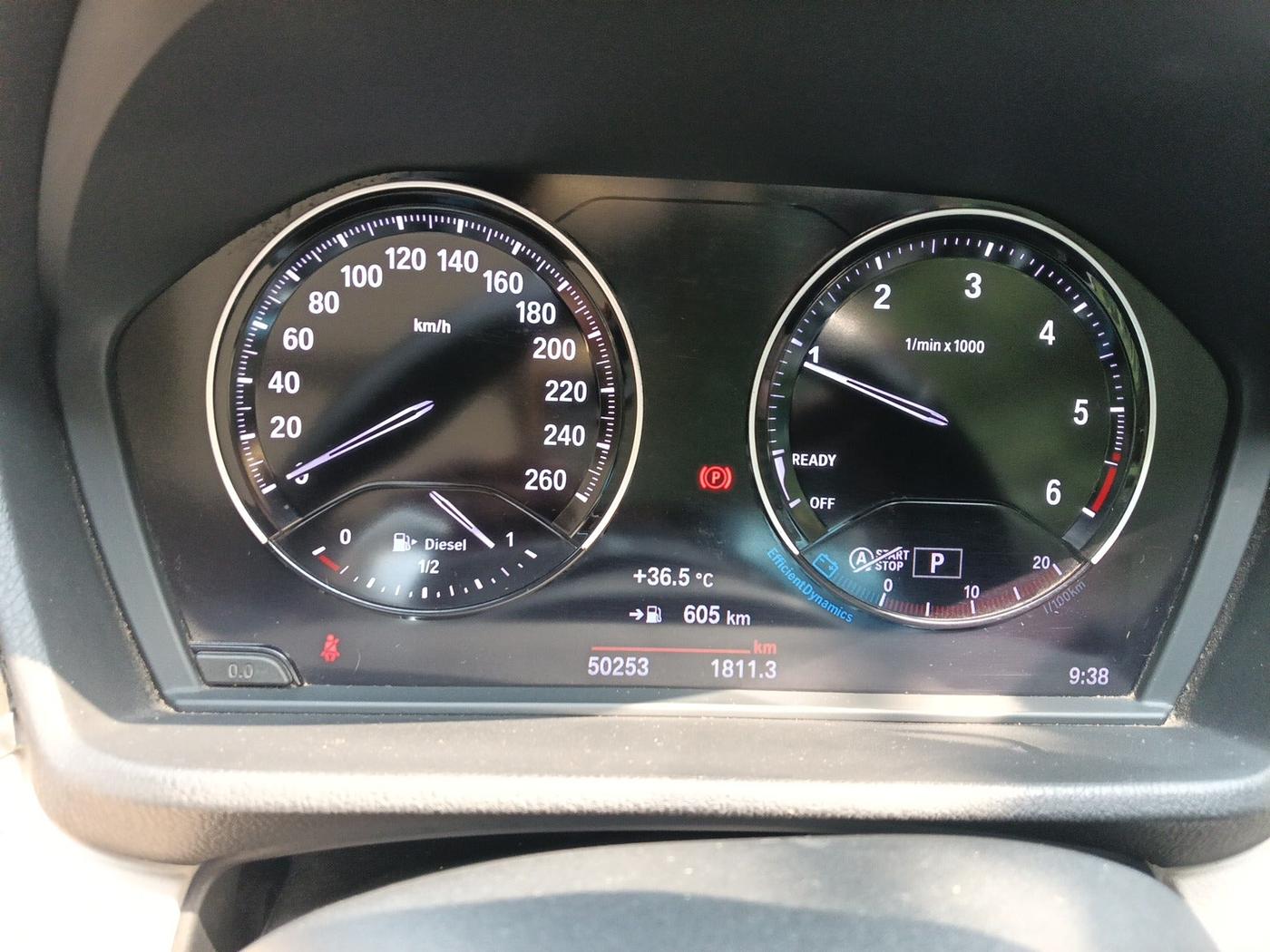 2019 BMW X1 SDRIVE 20D H, Diesel, Automatic, 50,253 km, interior