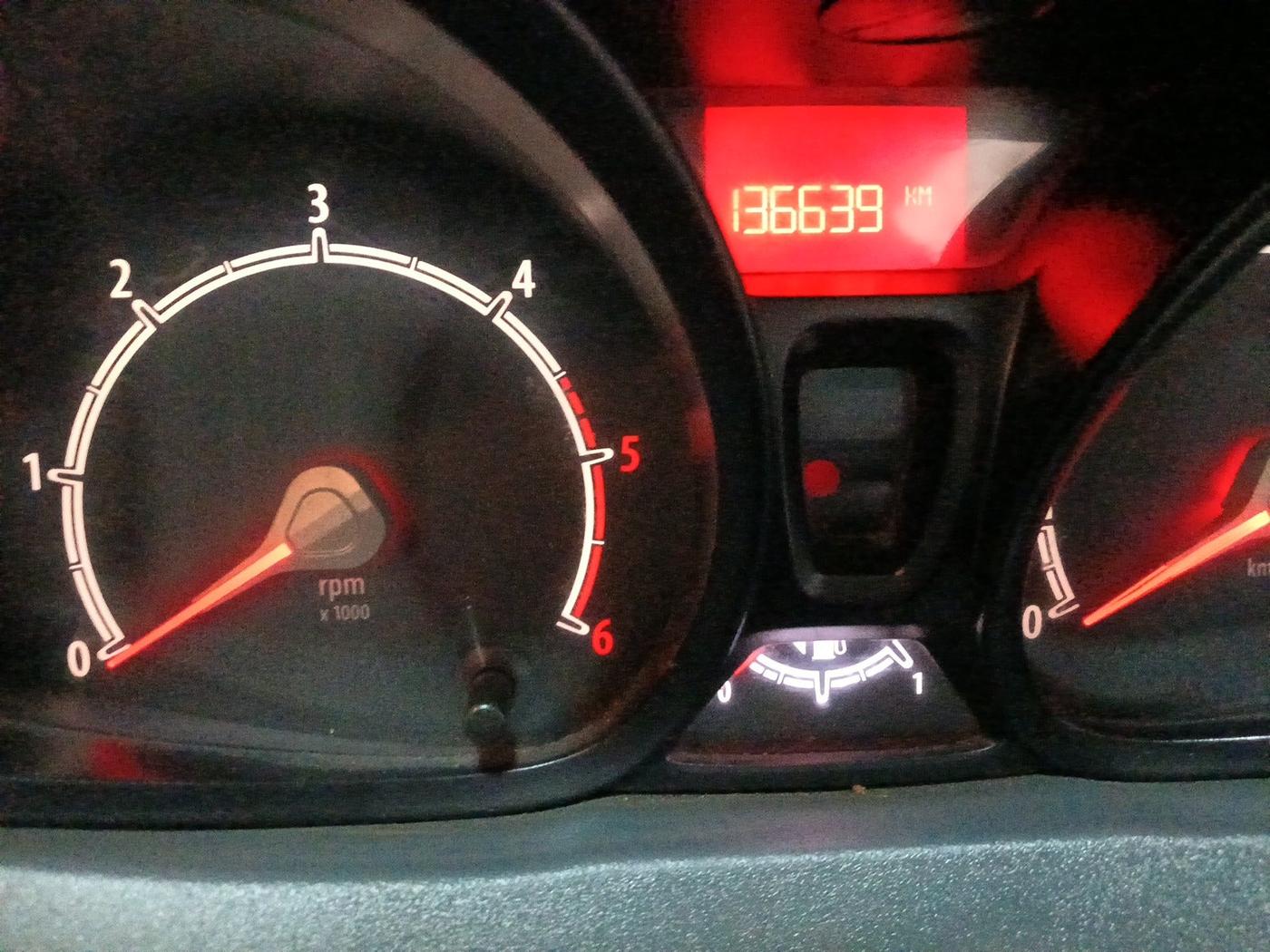 2012 Ford Fiesta STYLE DIESEL, Diesel, Manual, 1,36,639 km, interior