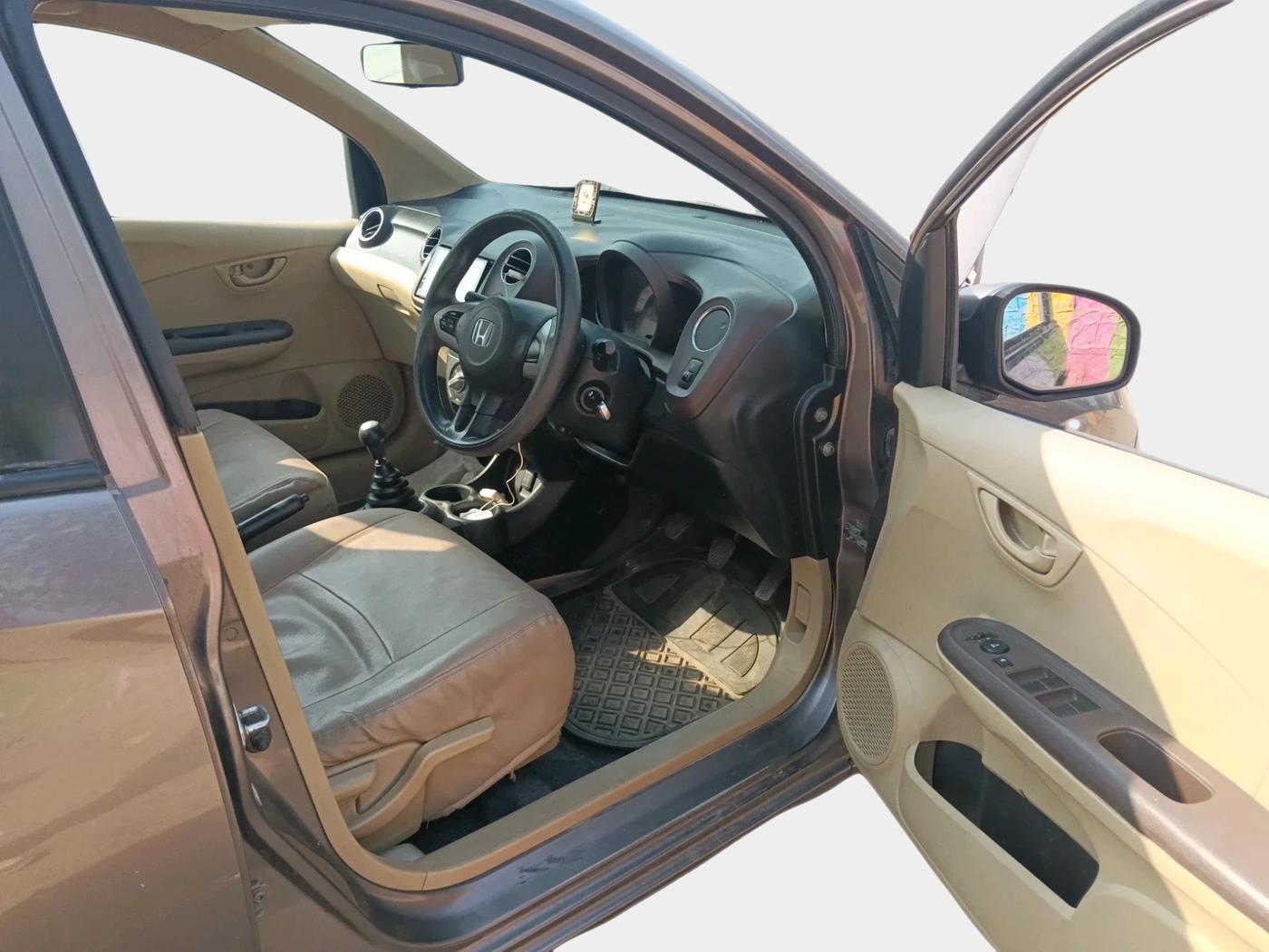 2013 Honda Brio S MT, Petrol, Manual, 51,333 km, interior