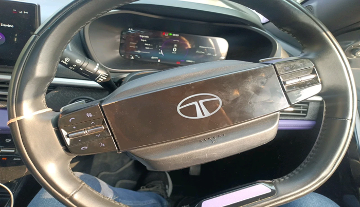 2023 Tata NEXON FEARLESS PURPLE + SUNROOF DCA DUAL TONE 1.2 PETROL, Petrol, Automatic, 10,865 km, interior