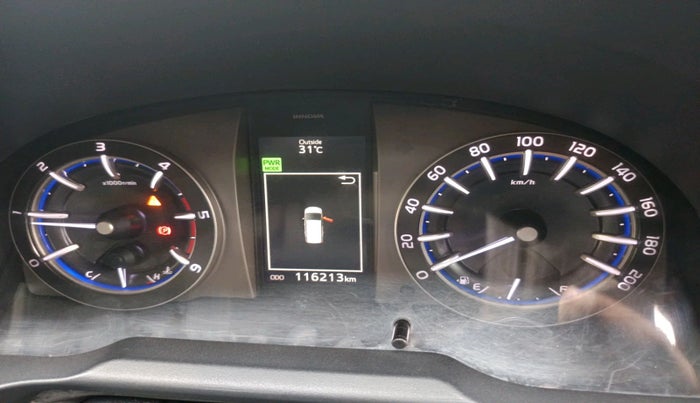 2018 Toyota Innova Crysta 2.4 ZX 7 STR, Diesel, Manual, 1,16,213 km, interior