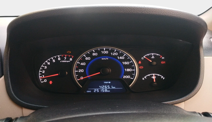 2017 Hyundai Grand i10 SPORTZ (O) 1.2 KAPPA VTVT, Petrol, Manual, 25,158 km, interior