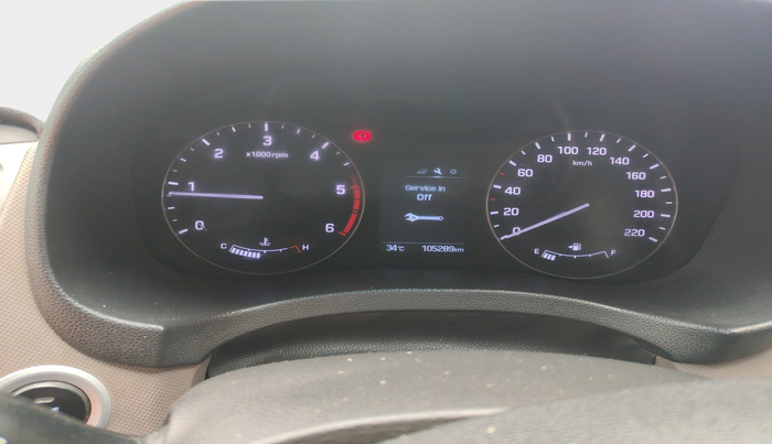 2018 Hyundai Creta SX (O) 1.6 DIESEL, Diesel, Manual, 1,05,289 km, interior
