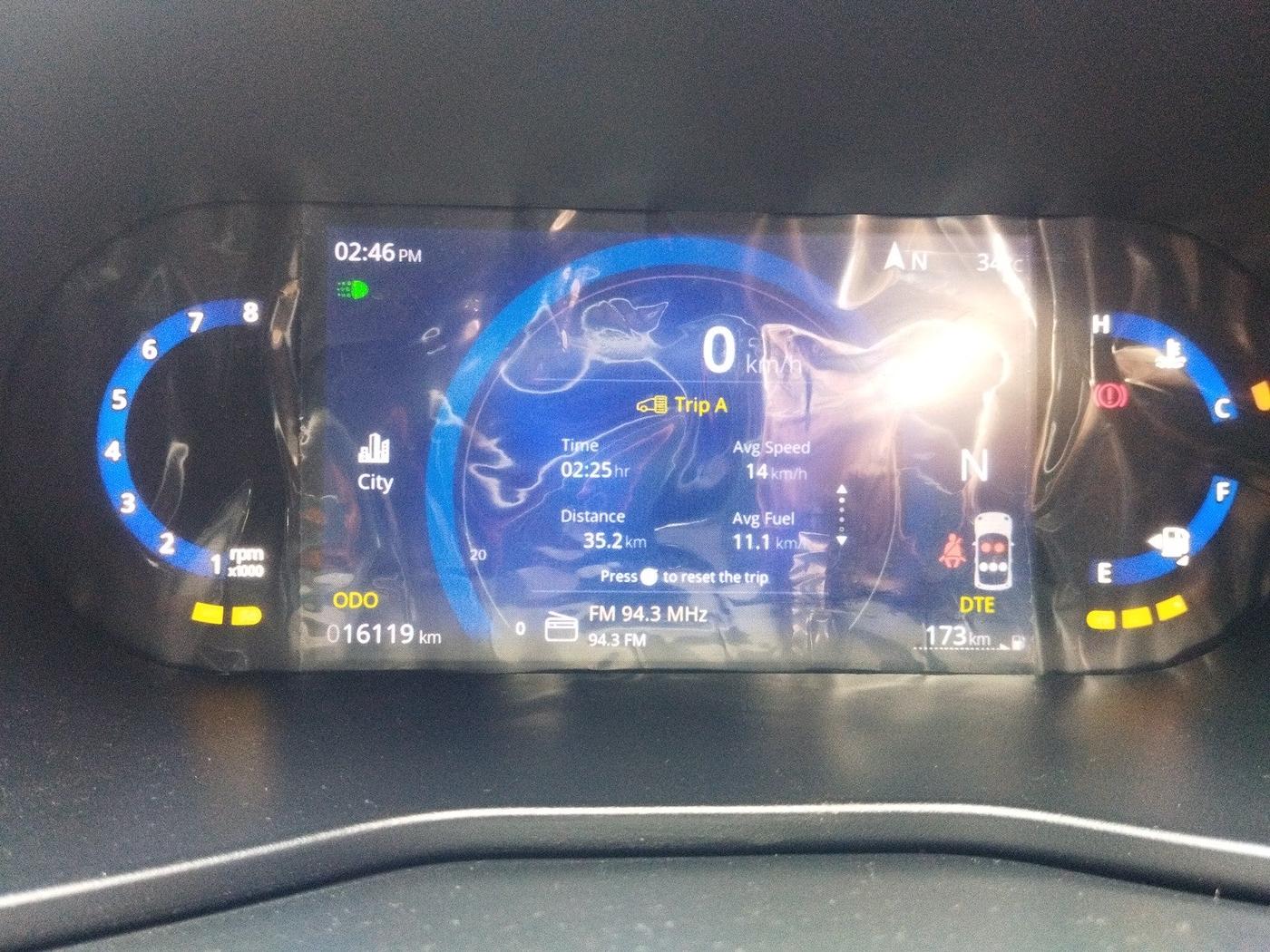 2024 Tata NEXON Creative 1.5 Revotorq 6AMT Dark Edition, Diesel, Automatic, 17,200 km, interior