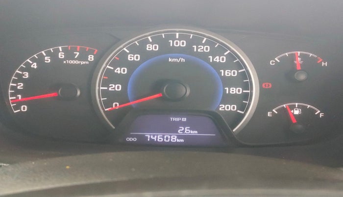 2013 Hyundai Grand i10 SPORTZ 1.2 KAPPA VTVT, Petrol, Manual, 74,608 km, interior