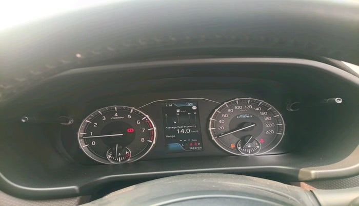 2024 Maruti BREZZA ZXI + SMART HYBRID, Petrol, Manual, 28,637 km, interior