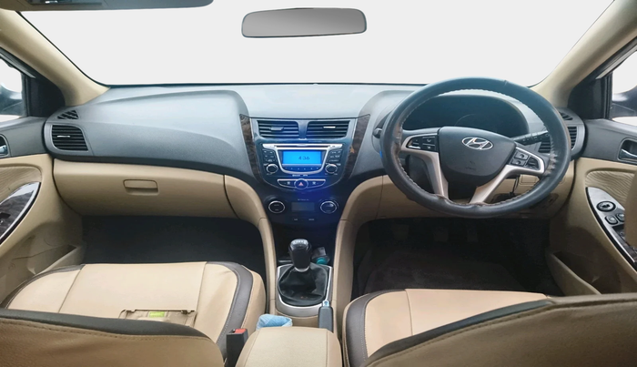 2012 Hyundai Verna FLUIDIC 1.6 CRDI EX, Diesel, Manual, 94,191 km, interior