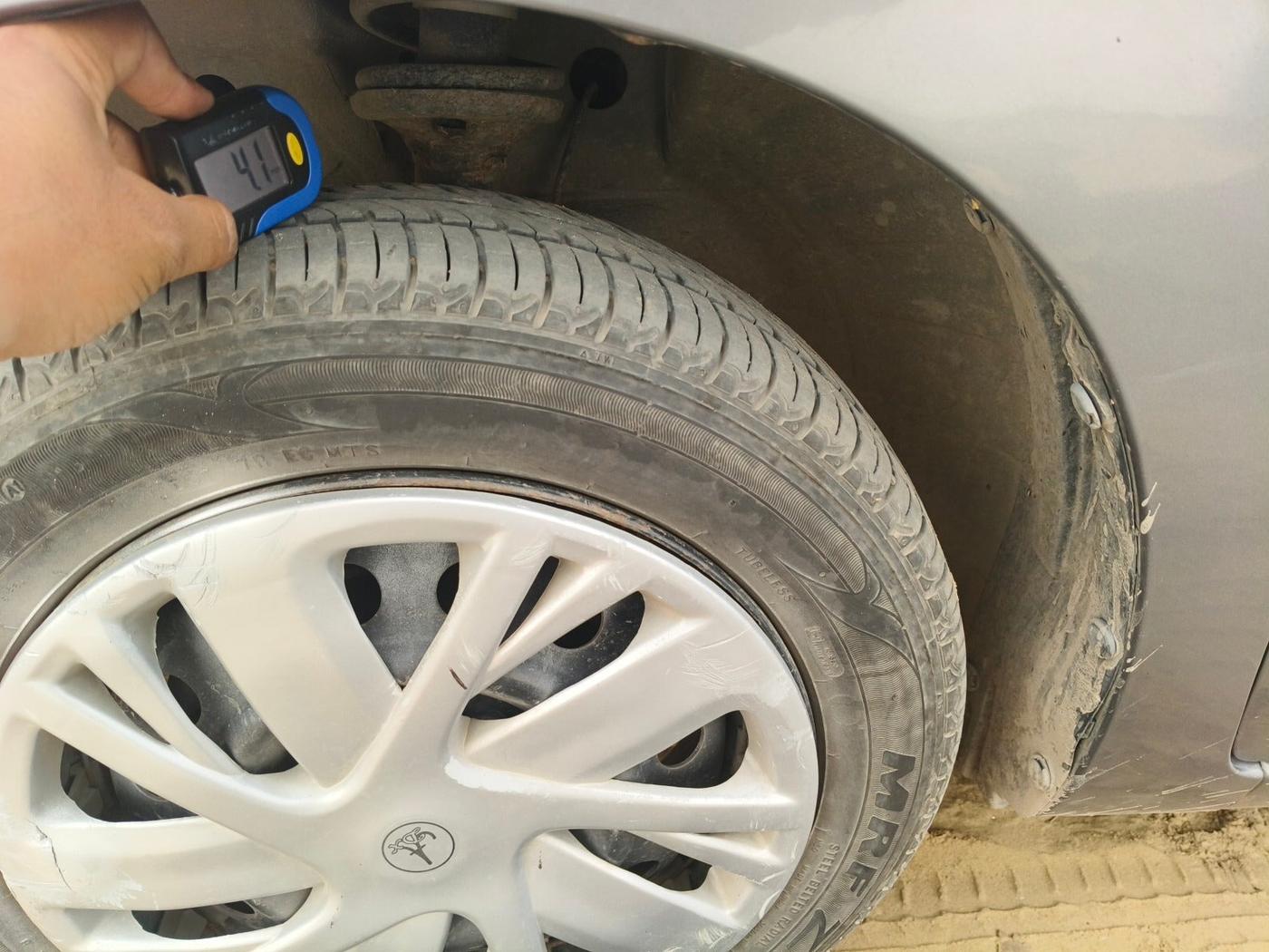 2015 Maruti Wagon R 1.0 VXI, Petrol, Manual, 29,182 km, tyre