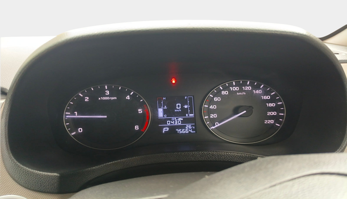 2016 Hyundai Creta SX PLUS AT 1.6 DIESEL, Diesel, Automatic, 75,664 km, interior