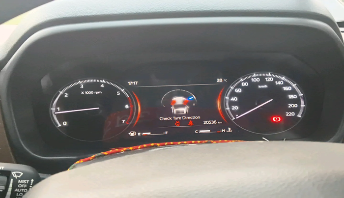 2022 Mahindra SCORPIO-N Z8 L PETROL MT 7 STR, Petrol, Manual, 20,536 km, interior